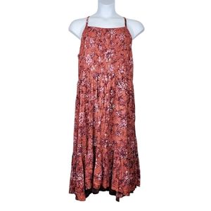 Maurices Womens Sleeveless Floral Smocked Midi Dress Size 2X NWT